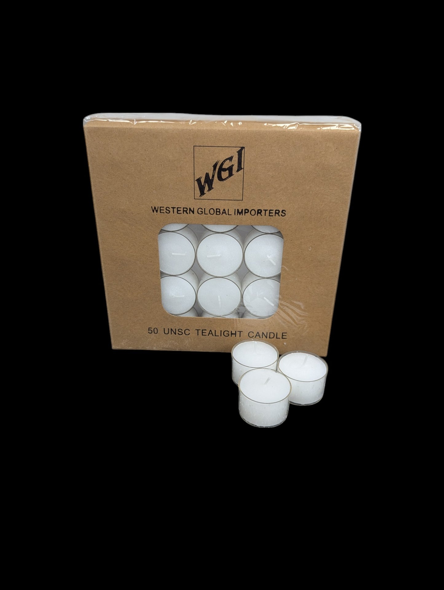 Tealight Candle 50 pc Pack 8 HR Burn WG12W