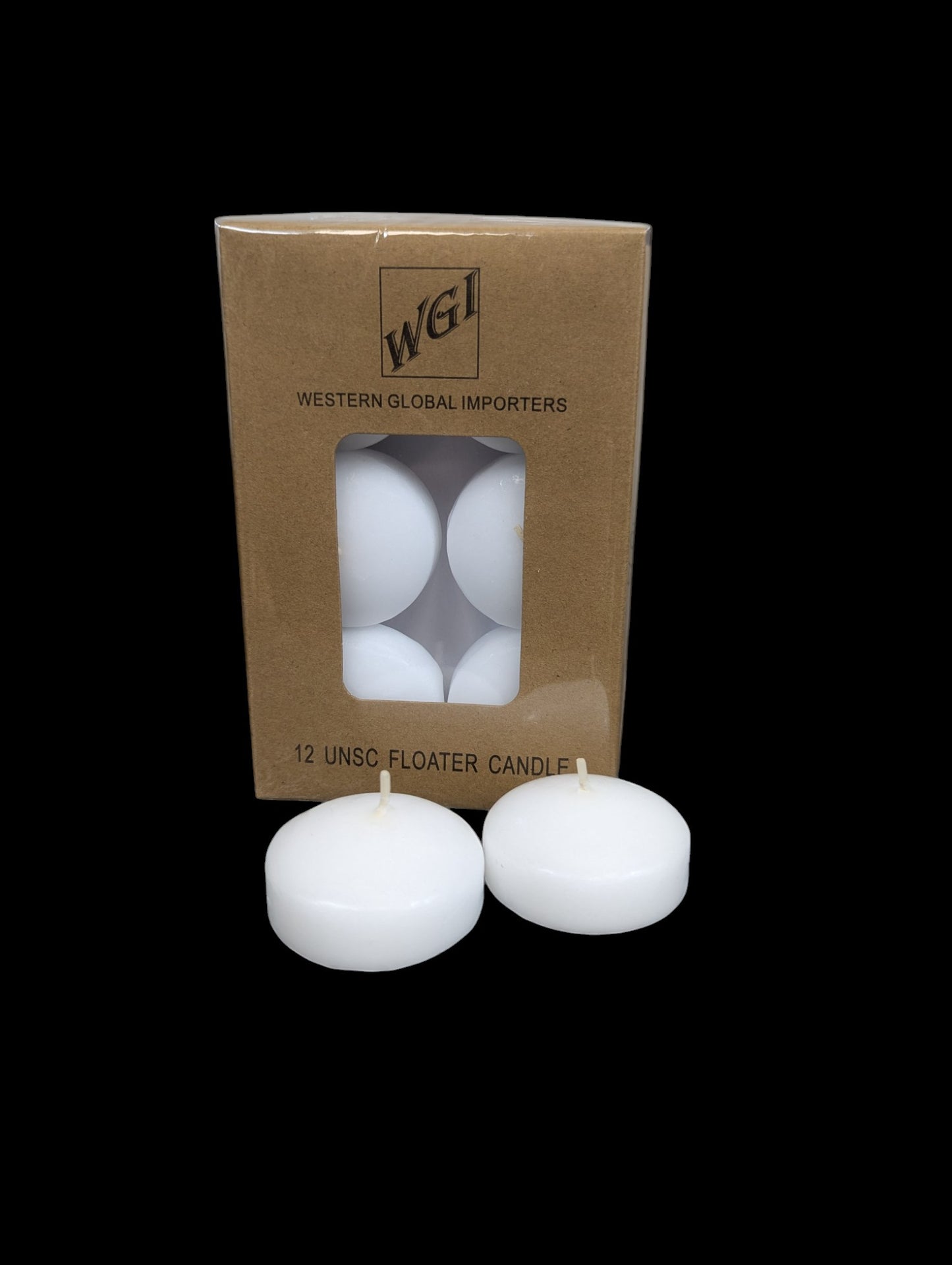 Floating Candle 2.25" 12 Pc Pack 6 Hr Burn WG11W