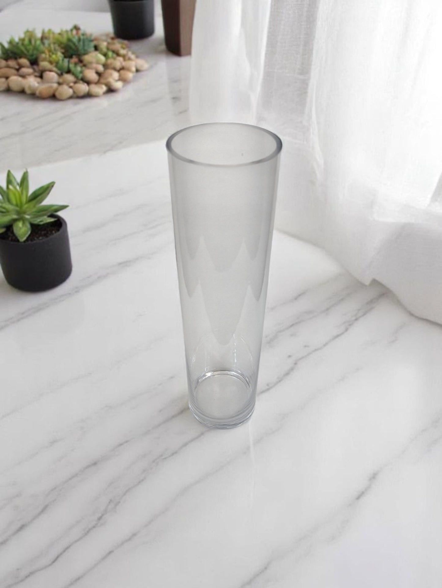 3" x 12" Cylinder Vase AD330