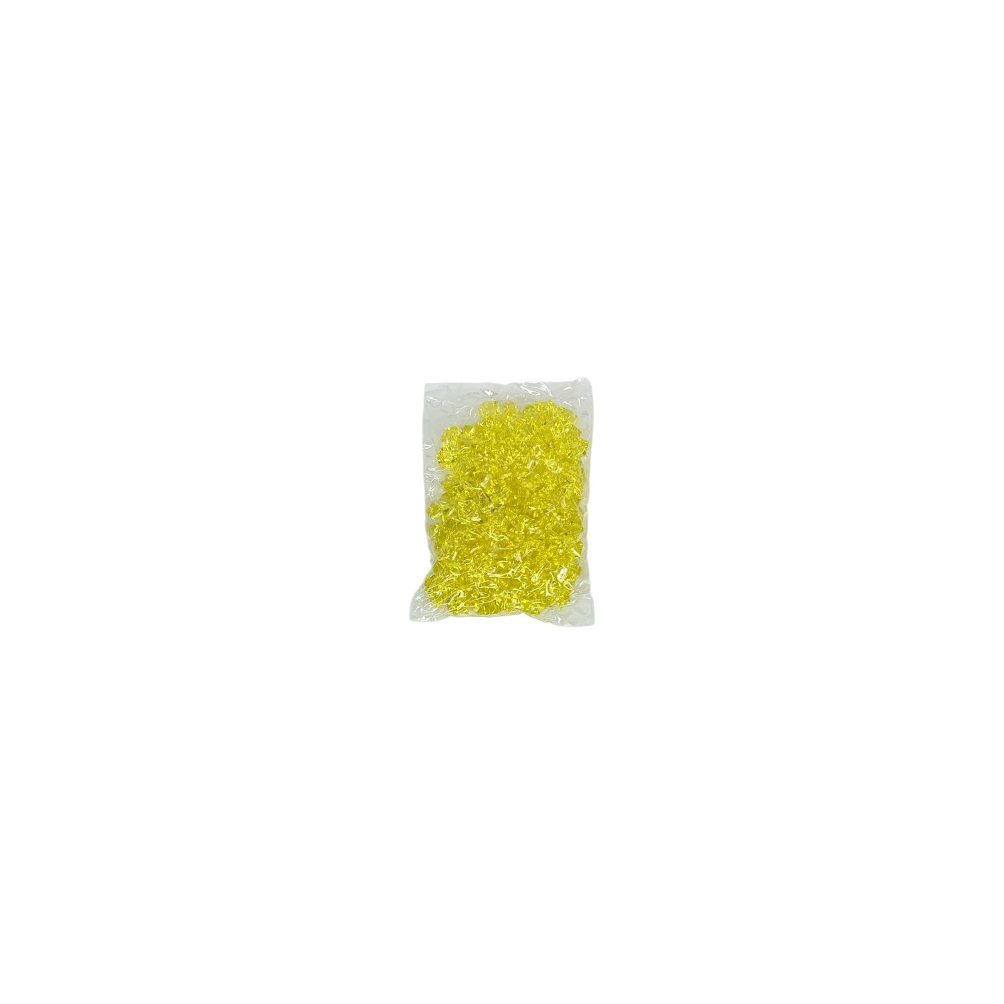 Yellow Acrylic Ice Chips- 400 gram