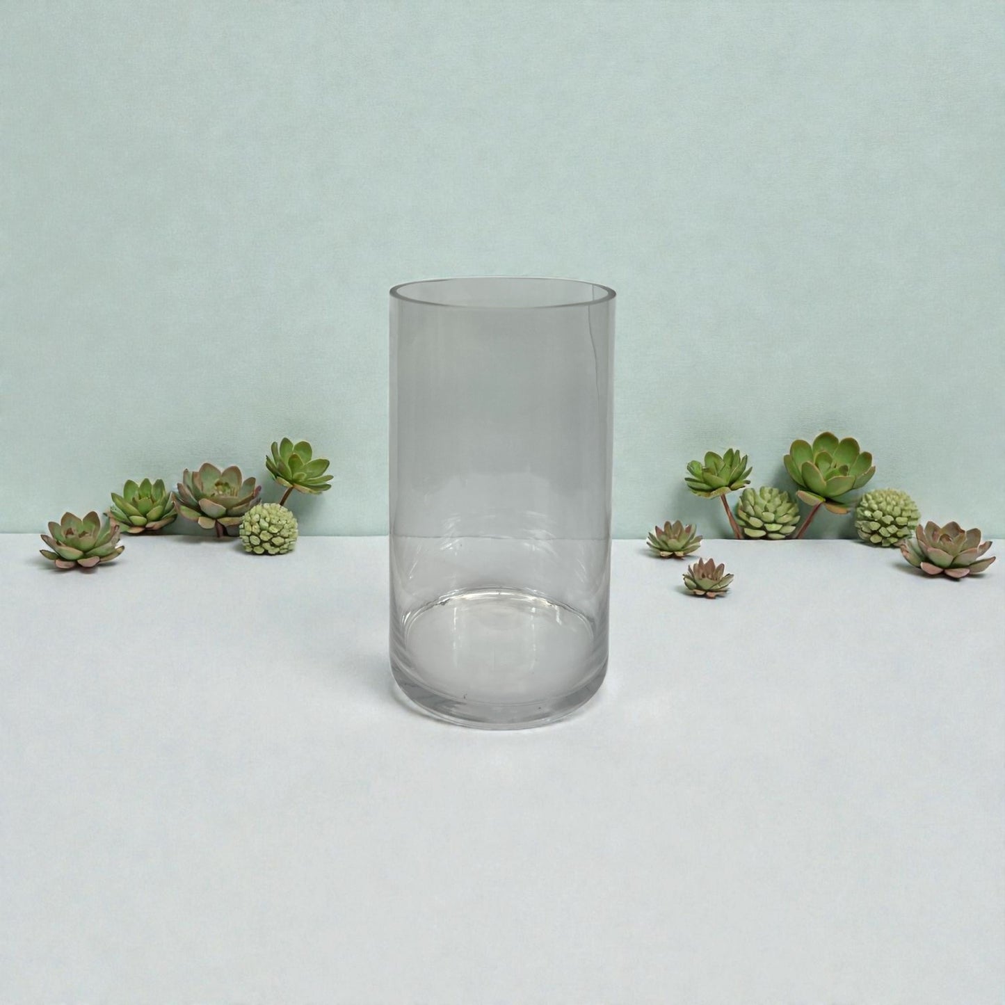 Cylinder Vase 10" Tall x 6" Wide