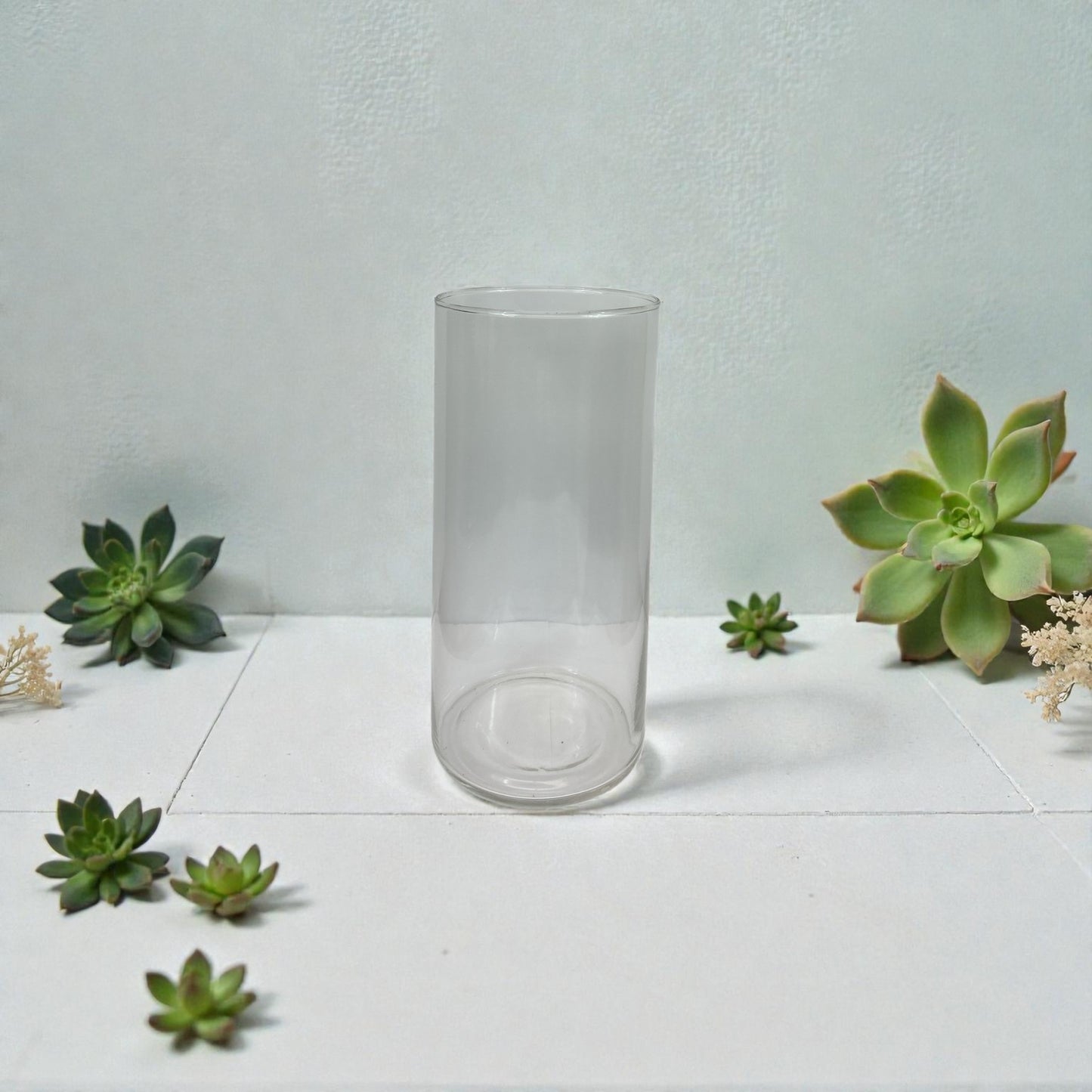 Cylinder Vase 10" Tall x 5" Wide