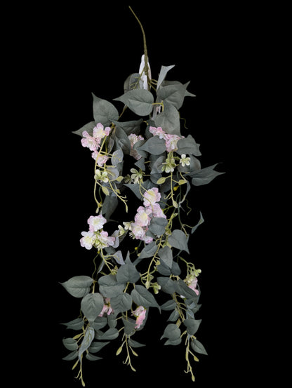 G426LTPK - Light Pink Hanging Floral Bush  38"