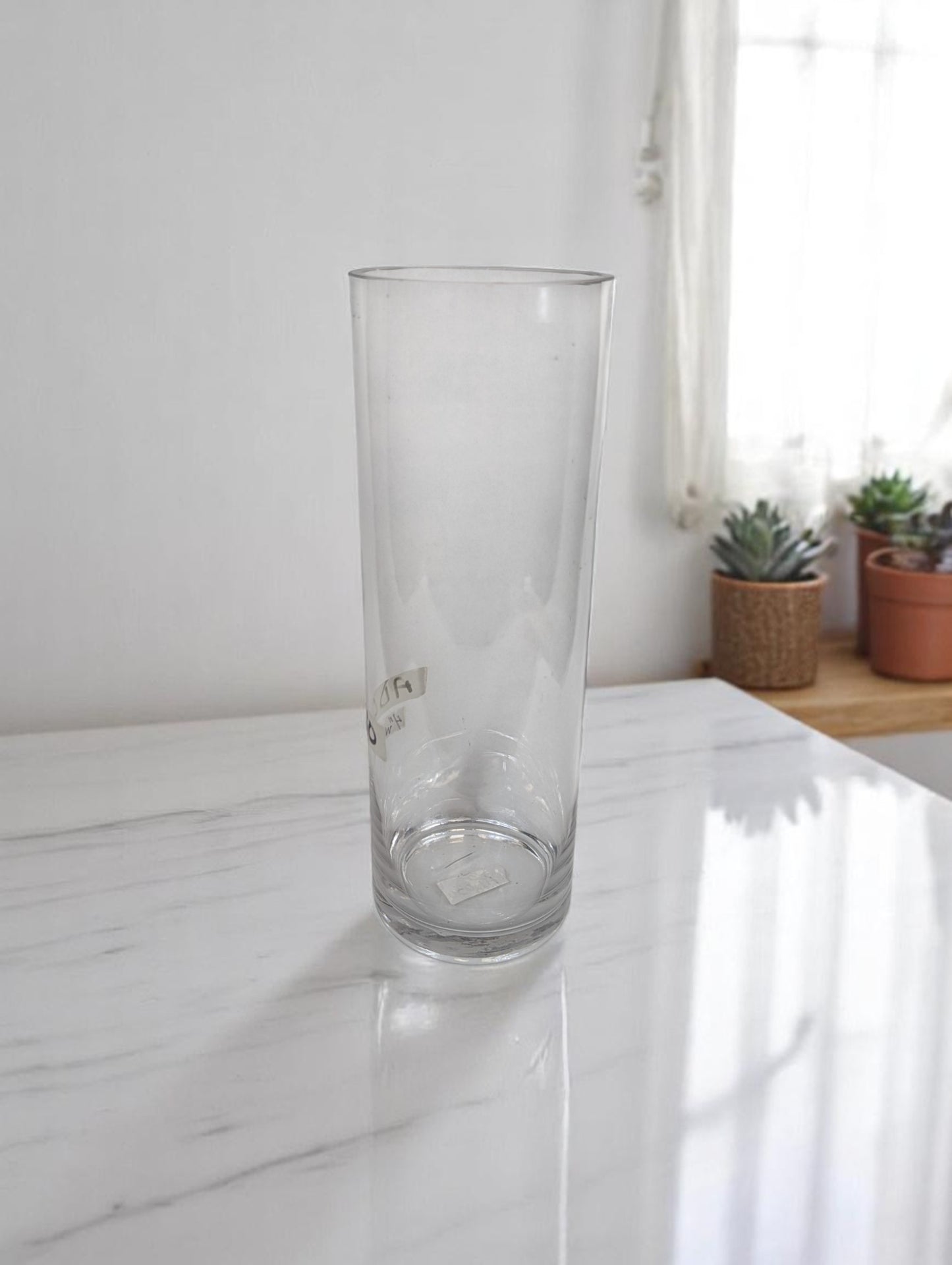 4" x 12" Cylinder Vase  AD030