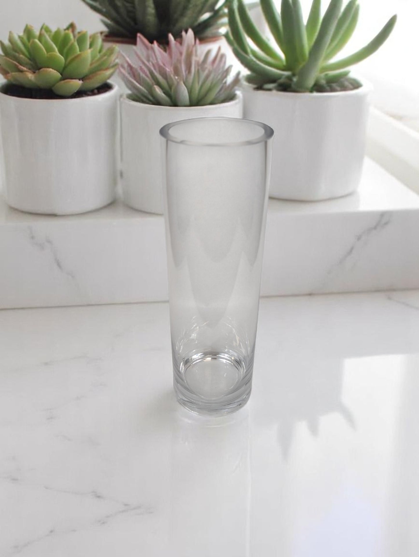 4" x 16" Cylinder Vase  AD040