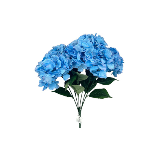 Blue Hydrangea Bush- 6 heads