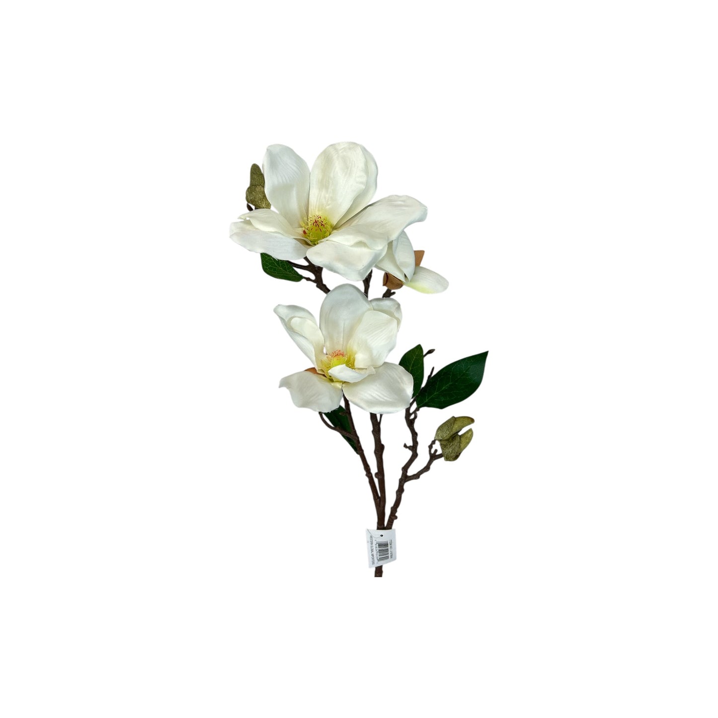 Bridal White Magnolia Spray- 3 heads