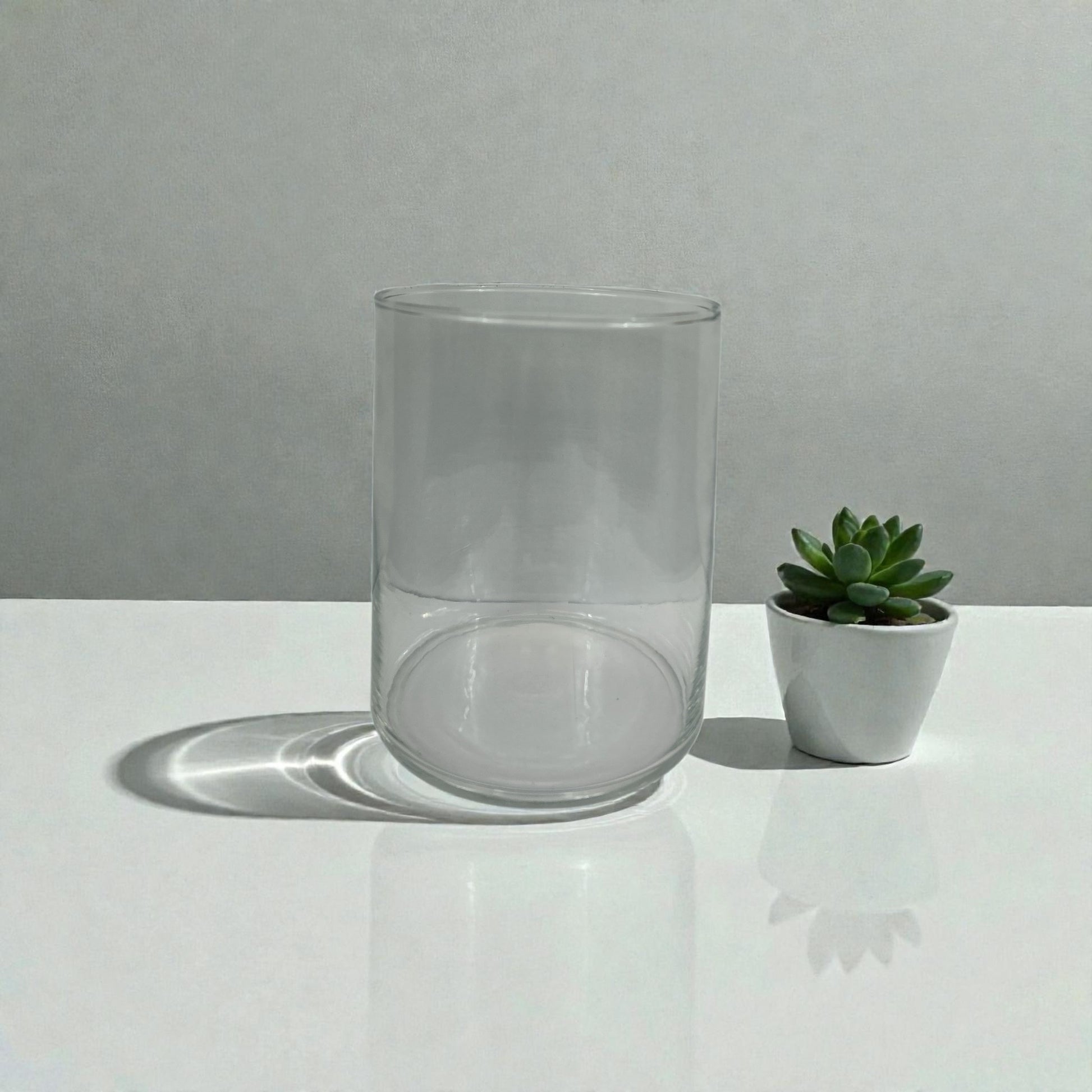 Cylinder Vase 6" Tall x 5" Wide