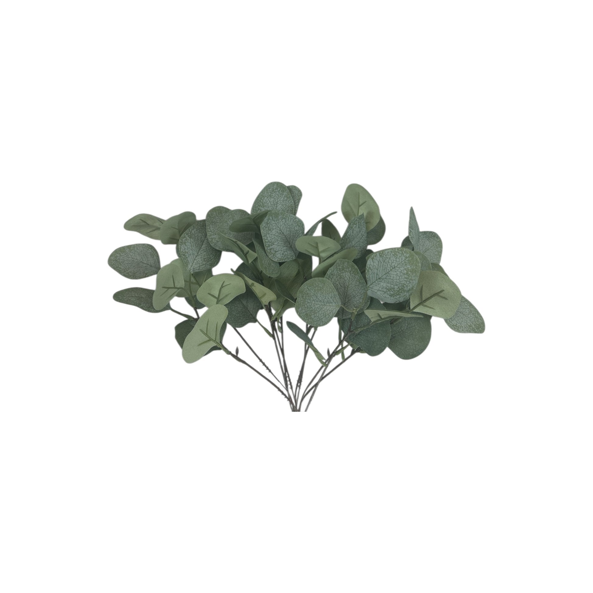 Flocked Eucalyptus Bundle-10 heads