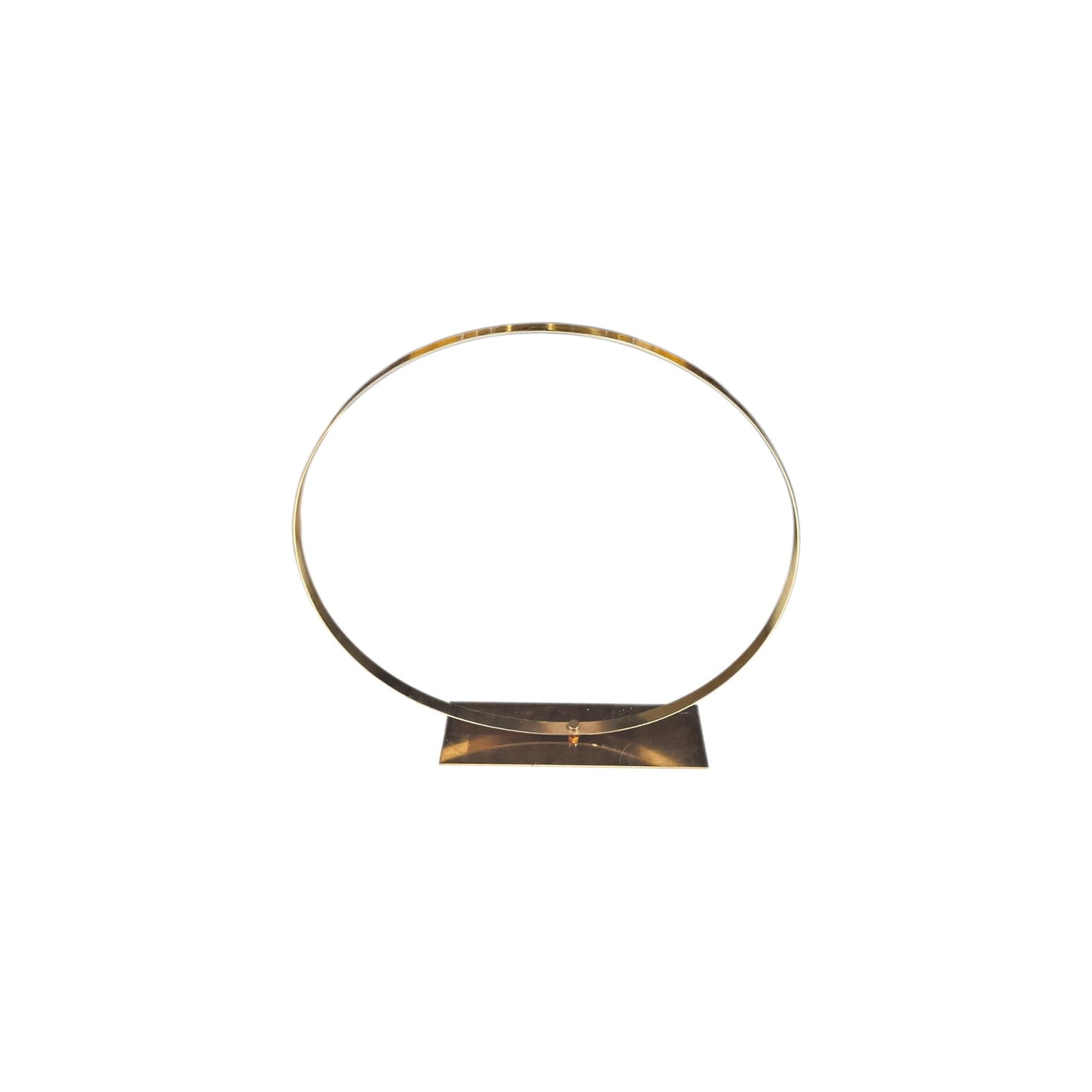 Gold Metal Hoop 24" Tall