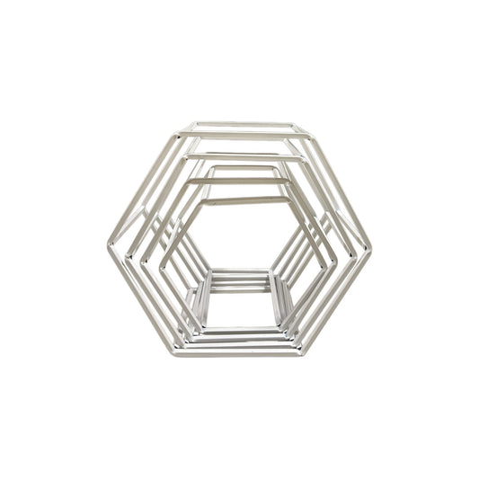 Metal Hexagon Shapes- Set of 4