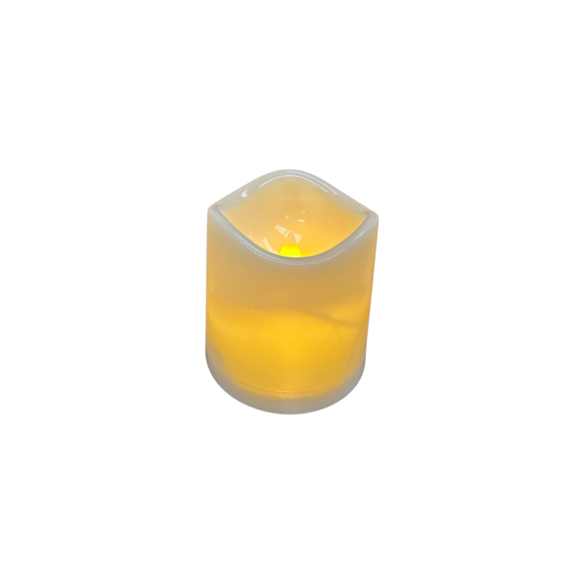 Pillar LED Candle- 3" wide x 3" tall