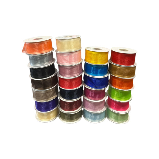 Satin Edge Organza Ribbon 1.5" (25 Yards)