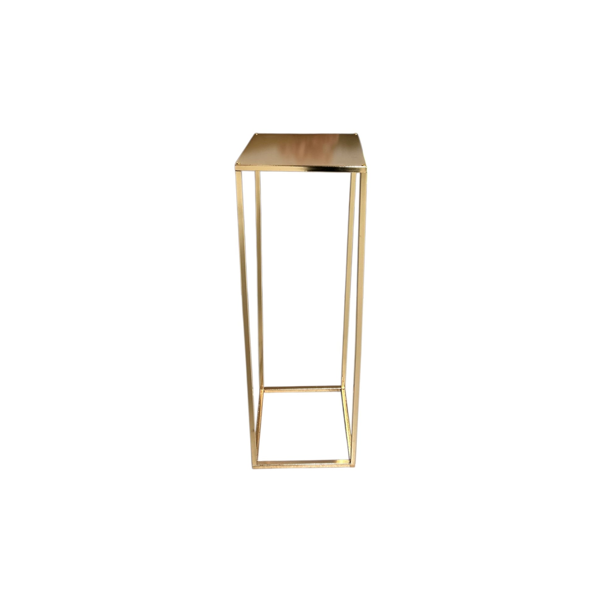 Geometric Metal Stand- 31" tall x 10" wide