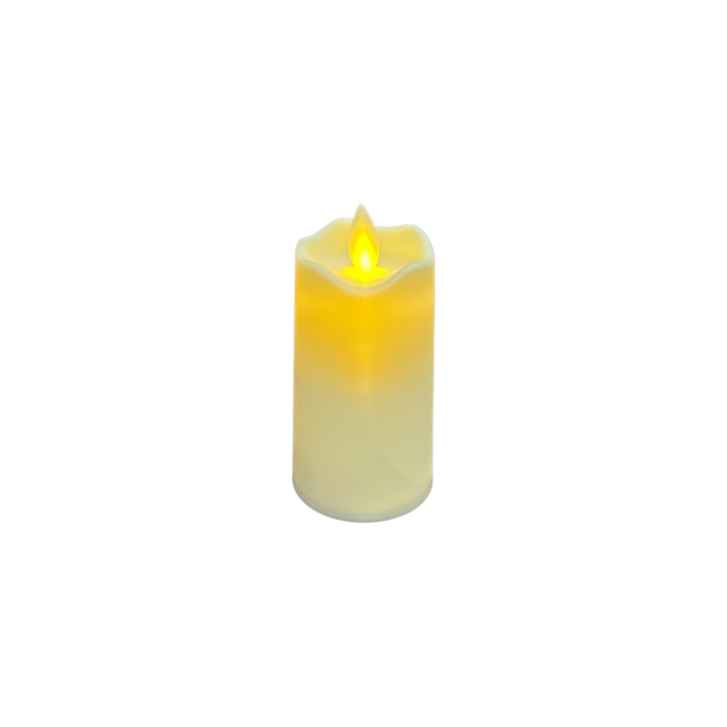 LED Pillar Candle 4" tall (Batteries Included)