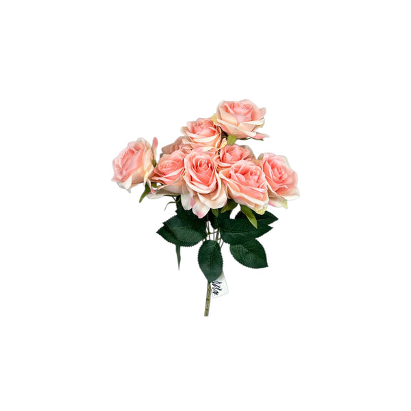 Pink Rose Bush- 9 heads – Western Global Importers