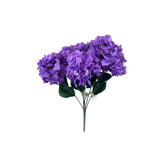 Purple Hydrangea Bush- 6 heads