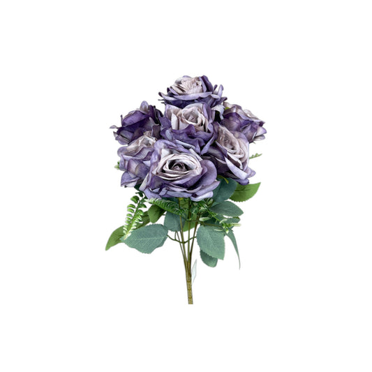 Purple Rose Bush- 7 heads