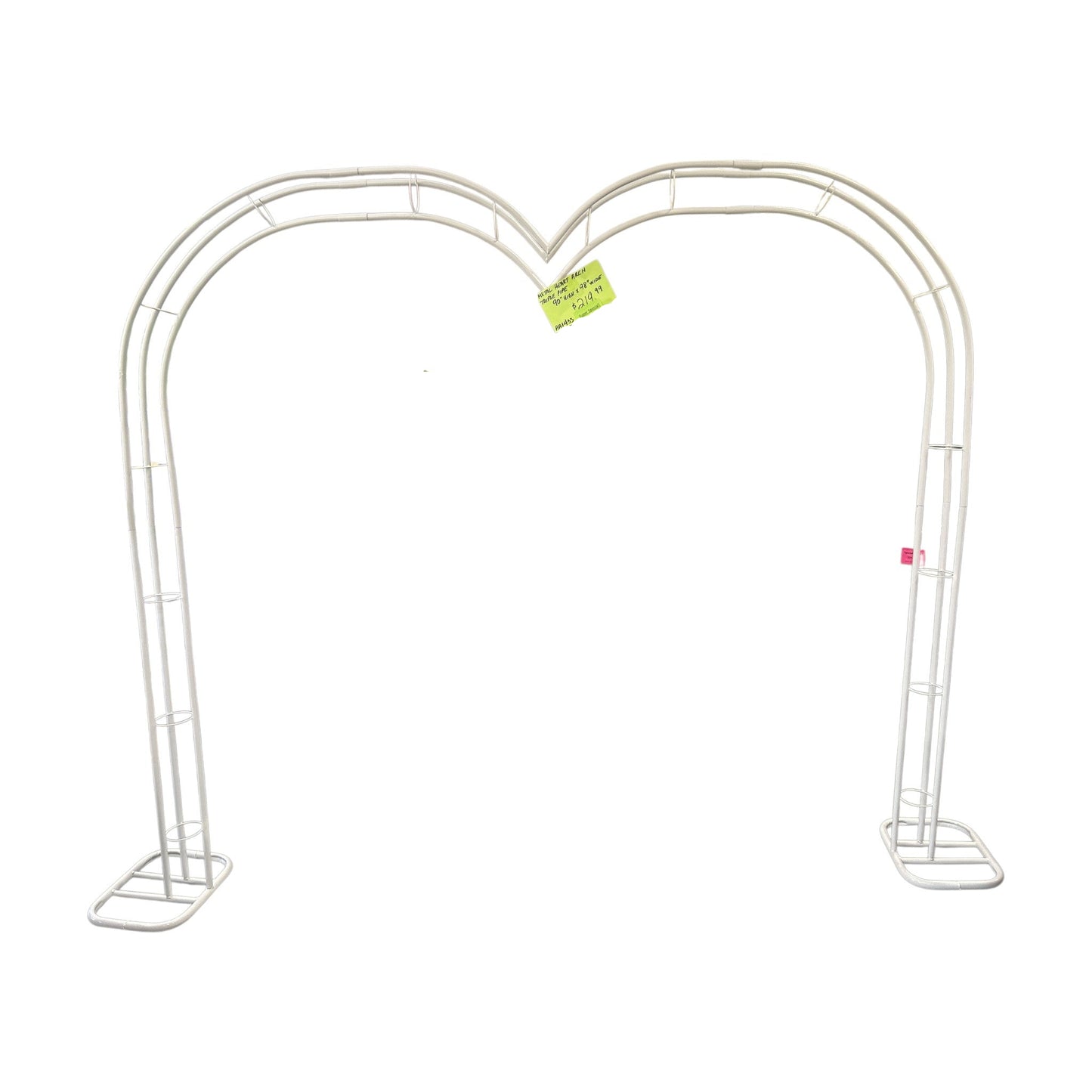 Triple Pipe Heart Arch (90" H x 98" W)