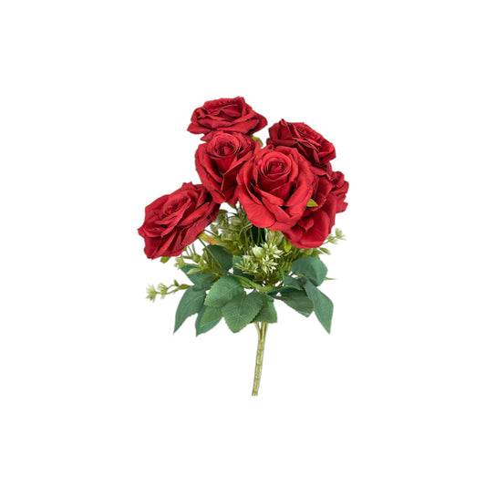 Red Rose Bush- 7 heads