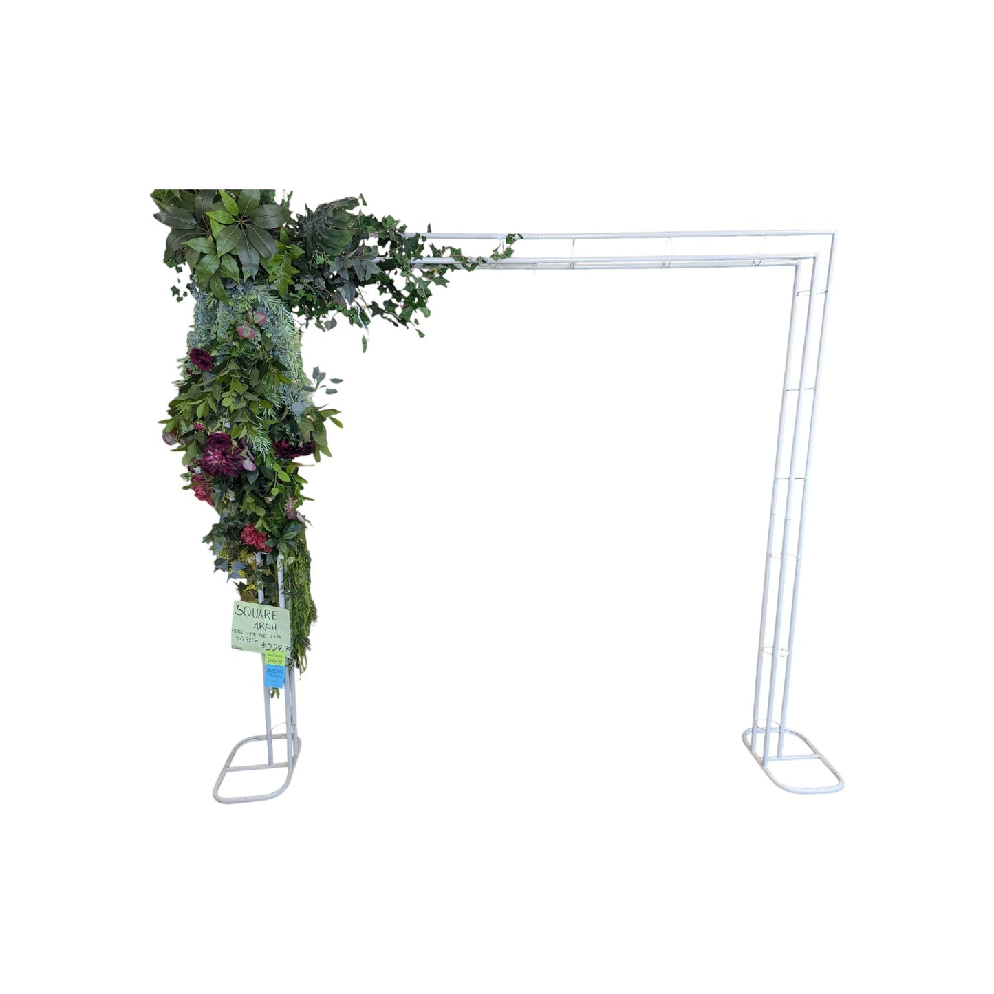 Triple Pipe Square Arch (92" H x 92" W)