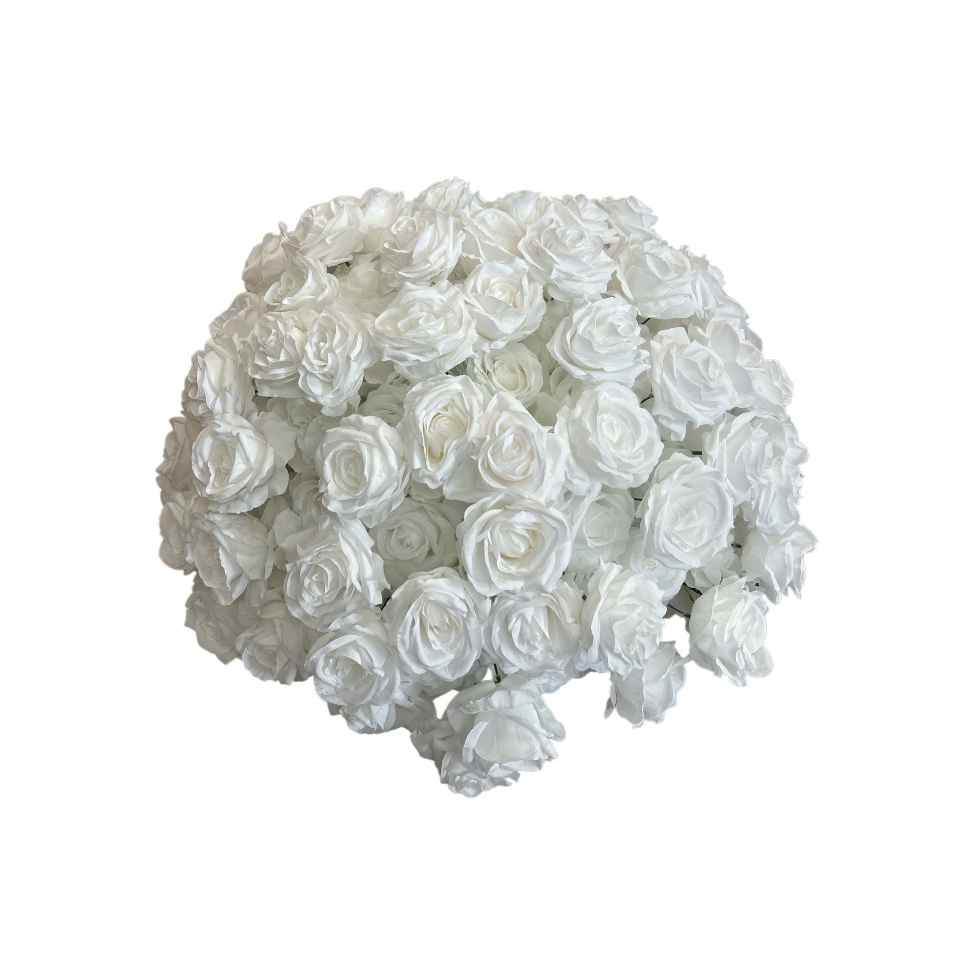 White Roses Centerpiece 28"