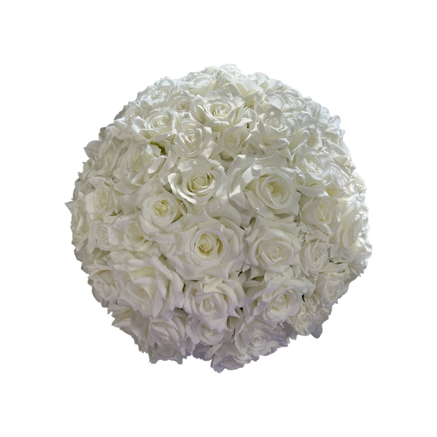 Roses Centerpiece 16" (Bridal White)