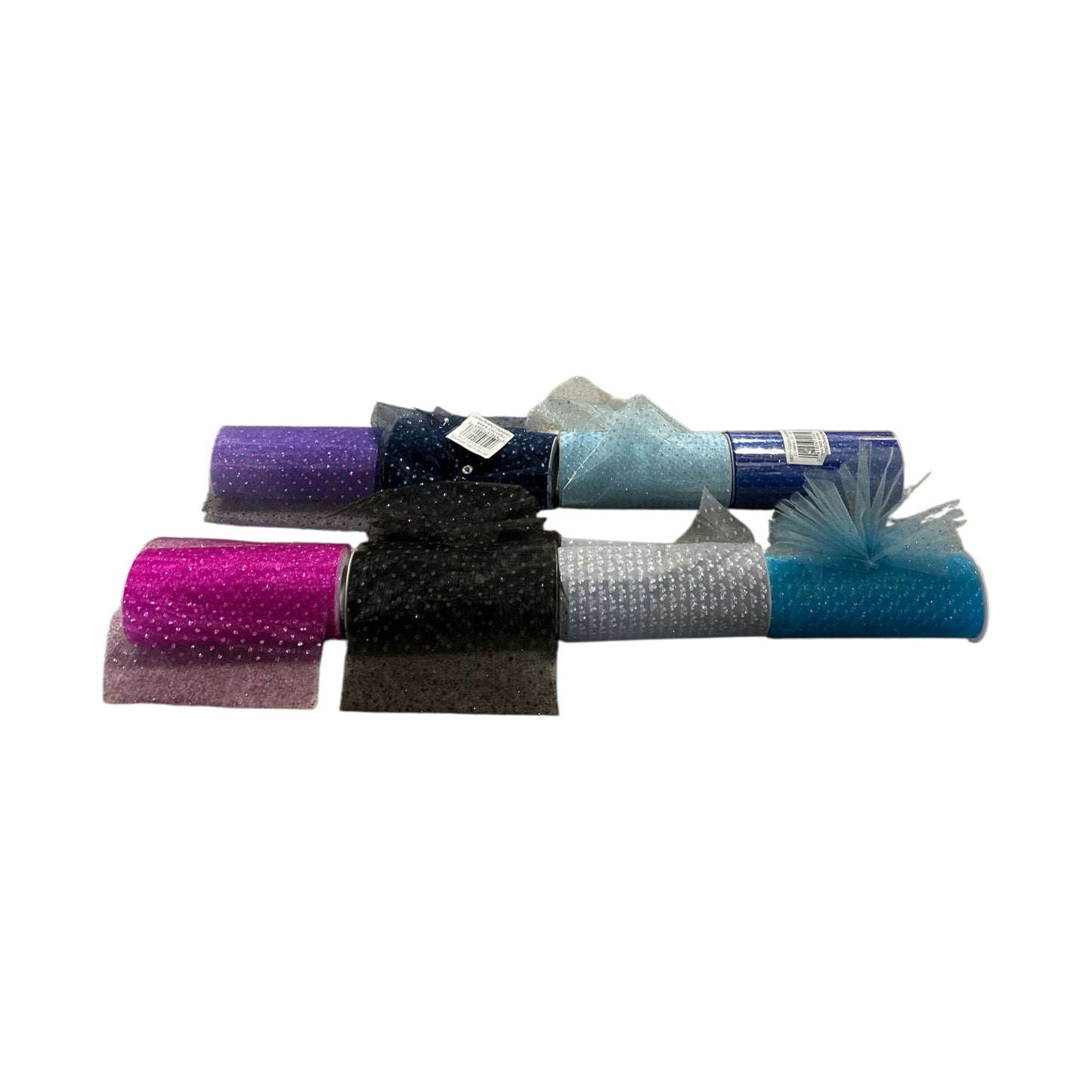 Organza With Dots Roll 6" (25 Yards)