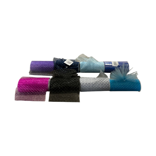 Organza With Dots Roll 6" (25 Yards)