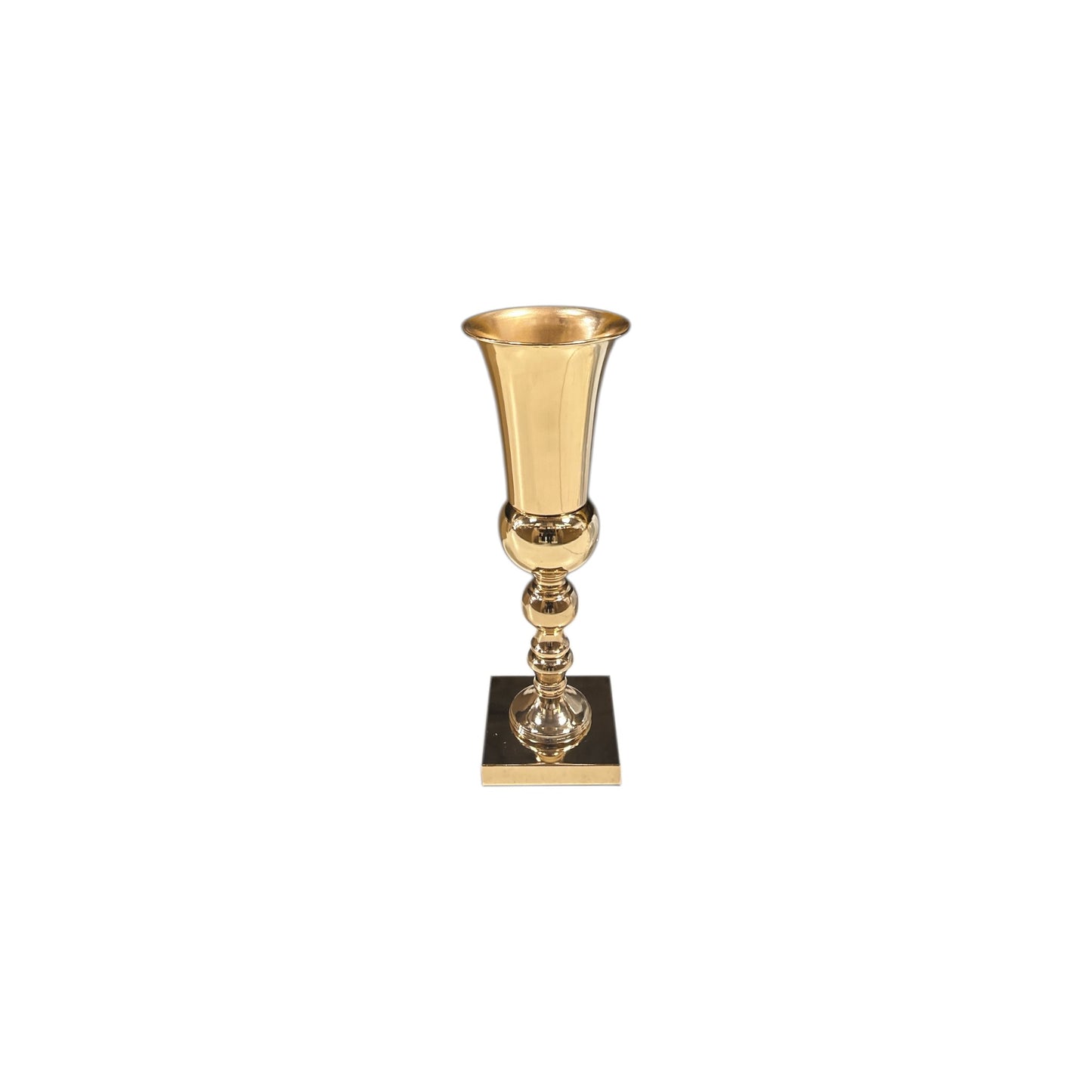 Gold Metal Urn Stand- 20.5" tall