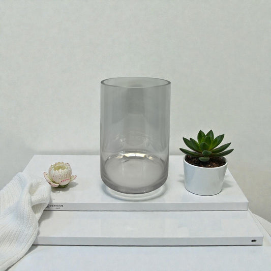 Cylinder Vase 8" Tall x 6" Wide