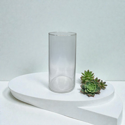 Cylinder Vase 4" Wide x 8" Tall