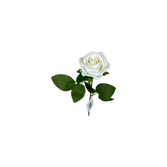 White Velvet Rose Stem