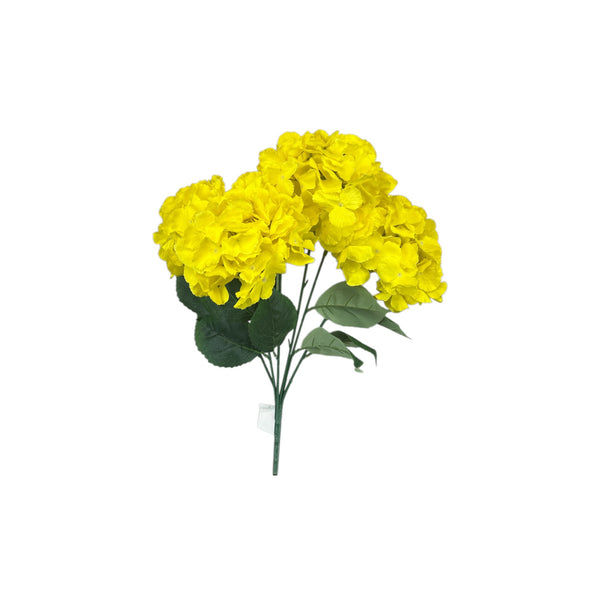 Yellow Hydrangea Bush- 6 heads – Western Global Importers